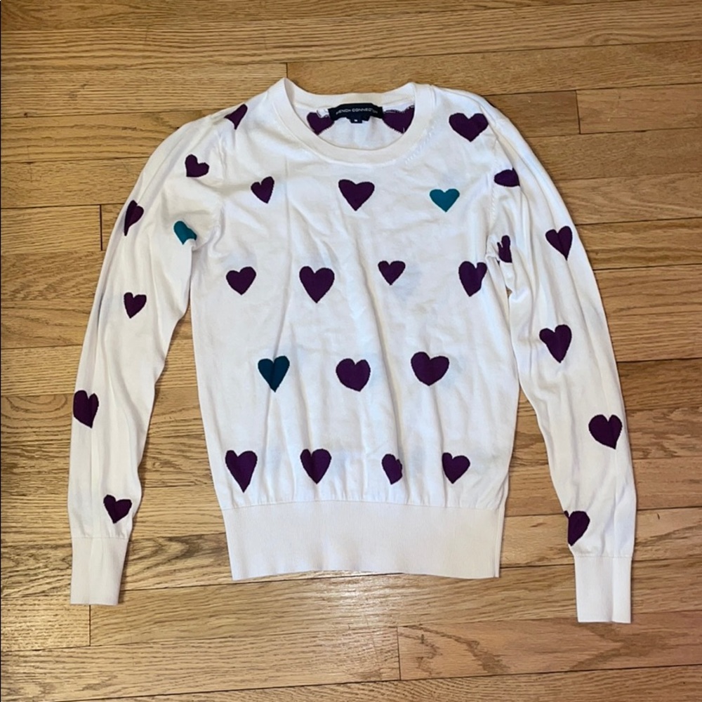 French Connection Heart Sweater